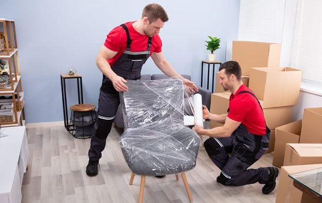 How-To-Wrap-Furniture-Plastic-Wrapping-A-Chair